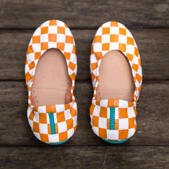 NIB Hand-Painted Custom Checkerboard Tieks Size 8 - Picture 6 of 8